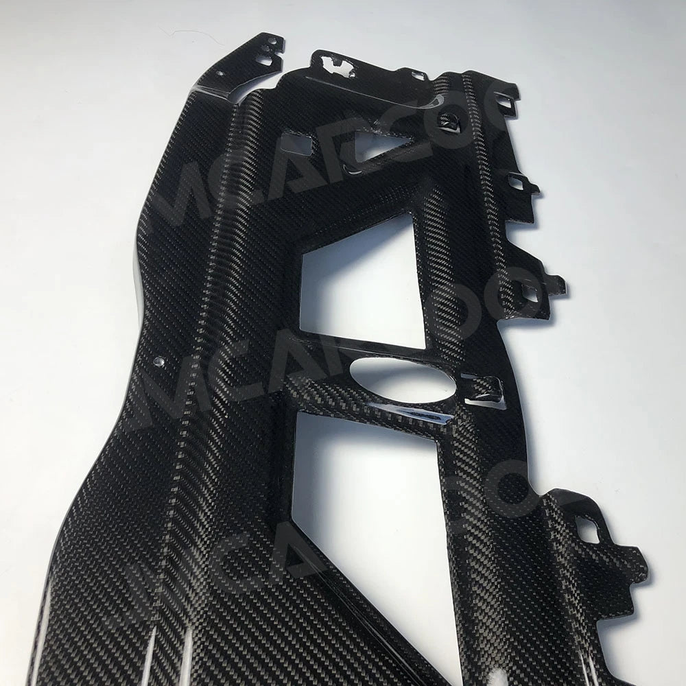 JMCARCOOL Car Water Tank Upper Front Bumper Engine Hood Protector Cap Dry Carbon Fiber For BMW G87 M2 G80 M3 G82 G83 M4 2021+
