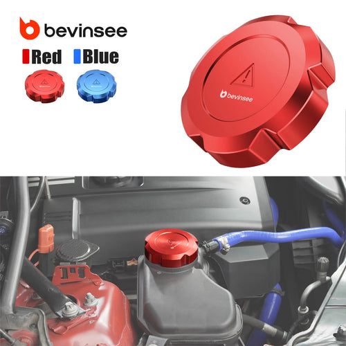 BEVINSEE Coolant Tank Cover For BMW E90 E92 E93 E91 F30 F32 F33 F34 E60 F10 F07 F20 F22 E81 E87 G30 X1 E84 X3 F25 X5 E70 F15 Z4