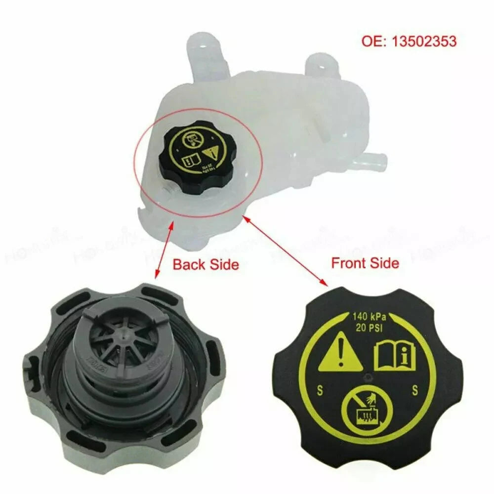 13502353 Car Tank Radiator Expansion Water Tank Cap For Vauxhall Astra Corsa Insignia Tank Cap Coolant Expansion Header