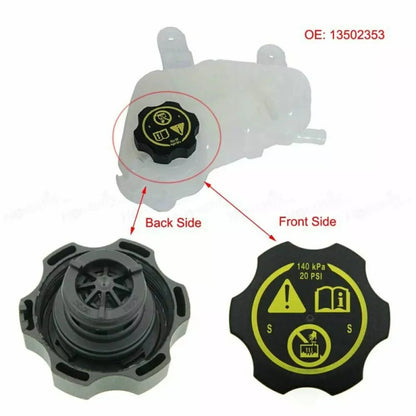 13502353 Car Tank Radiator Expansion Water Tank Cap For Vauxhall Astra Corsa Insignia Tank Cap Coolant Expansion Header