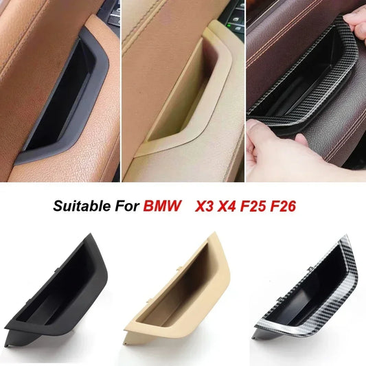 LHD RHD Interior Driver Door Pull Handle Armrest Panel Cover Storage Box For BMW X3 X4 F25 F26 2010-2016 51417250307