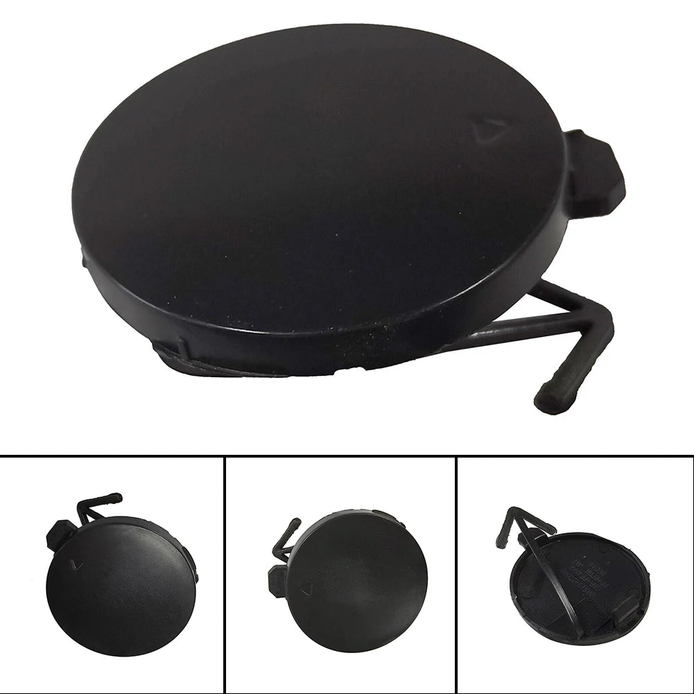 Cover Front Bumper Tow Hook Eye Cap 1pc Black Exterior Replacement Tow Cap Towing Hook Hole Cover Car Accessories