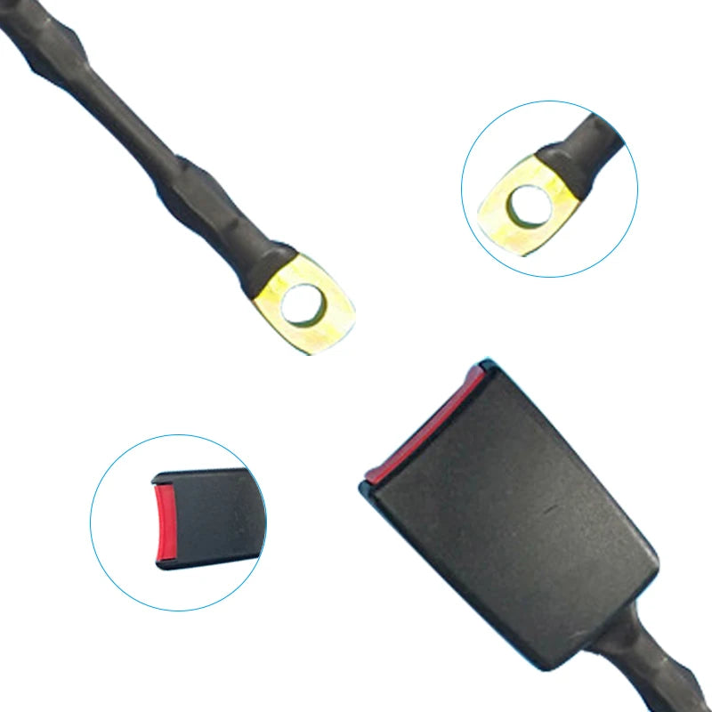 Universal 3 Point Retractable Seat Belt Driver Safety Straps Adjustable Locking Auto Car Truck Accessories