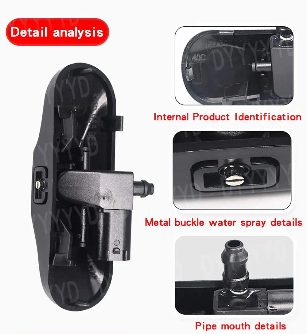 Heated Spray Glass Water Nozzle For Audi A1 8X A3 8V A4 B8 A6 C7 C8 A7 C7 A8 Q3 Q5 Q7 Windscreen Washer Jet Water Spray Nozzles