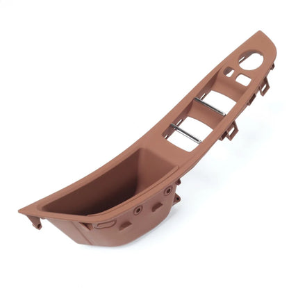 4 Colors Left Drive LHD Beige Black Carbon Fiber Car Interior Door Handle Pull 7PCS Set For BMW 5 Series F10 F18 523 525 528