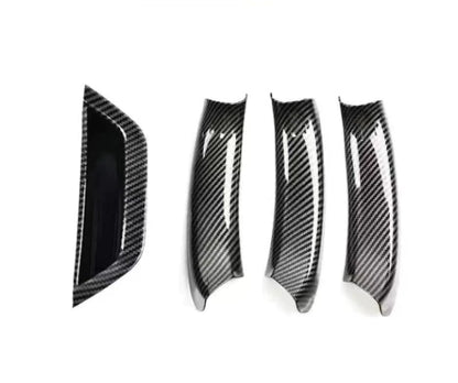 For BMW X3 X4 F25 F26 2010 2011 2012 2013 2014 2015 2016 2017 Car Interior Door Handle Pull Cover LHD Black/Carbon Fiber/Beige