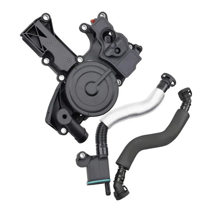 PCV Valve Crankcase Vent Oil Separator Kit Compatible With Audi=A3=A4=A5=Q5=VW=Golf=Jetta=Passat=Tiguan 06H103495AH