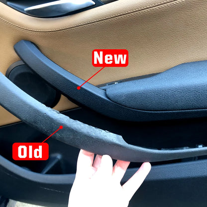 Upgraded Car Left Right Interior Door Armrest Pull Handle Outer Cover Trim For BMW X1 E84 2010-2016