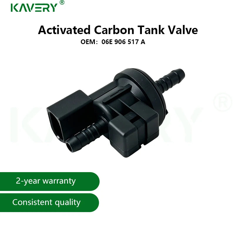 KAVERY For 1pc 06E906517A Vapor Canister Purge Solenoid Valve Fit Audi A3 A4 A6 Q7 A8 Jetta Golf MK6 0280142431 Car Accessories